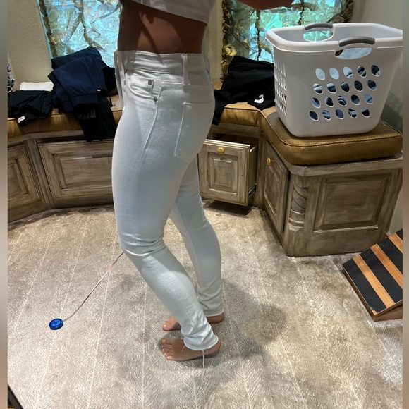 Hudson white skinny jeans size 26 - Picture 4 of 6